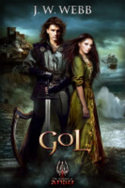 Lovers Lissane and Erun Cade stand on the shore as the Sea God rises.