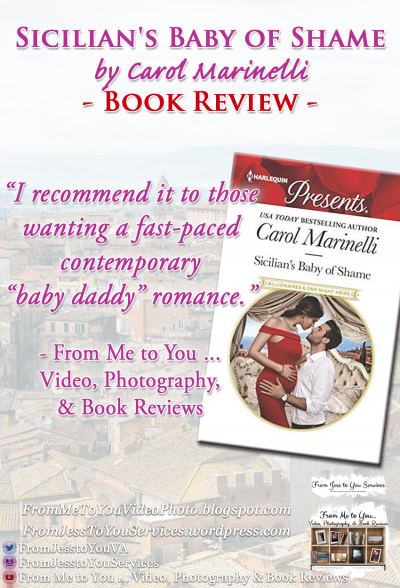 SICILIAN'S BABY OF SHAME by Carol Marinelli [ #BookReview ] -- 3.5 out of 5 stars