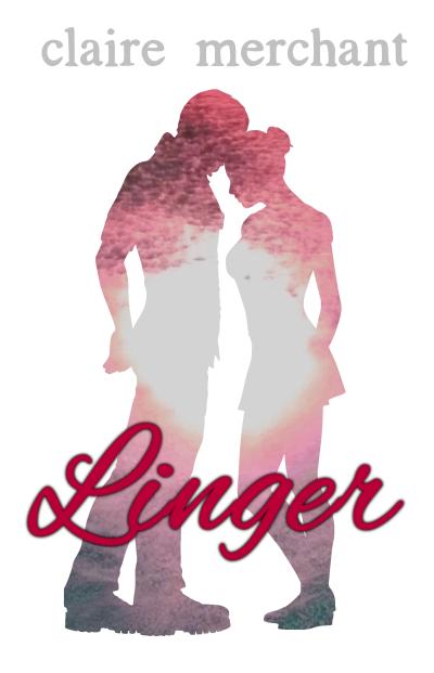 Book cover Linger couple silhouette sunset