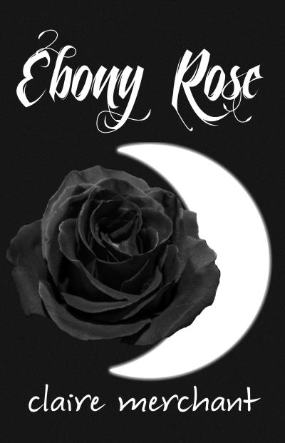 Book cover ER crescent moon black rose