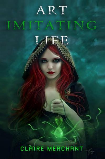 Book cover AIL sorceress red hair green magic