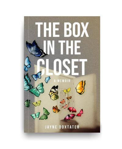 Butterflies coming out of a box in the closet