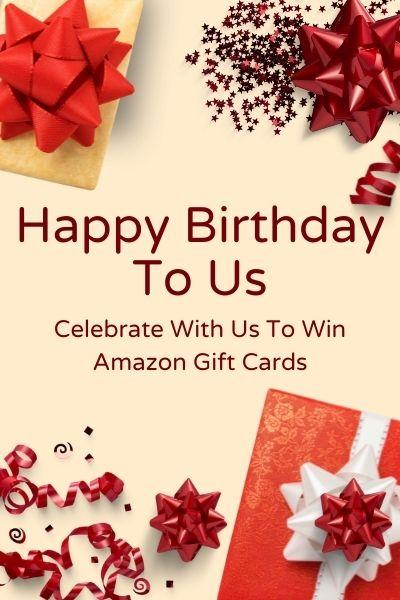 win amazon gift cards in Book Luver's 5th birthday celebration