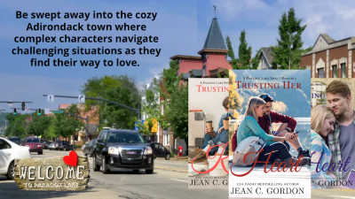 Be swept away into the cozy Adirondack town where complex characters navigate challenging situations as they find their way to love. 