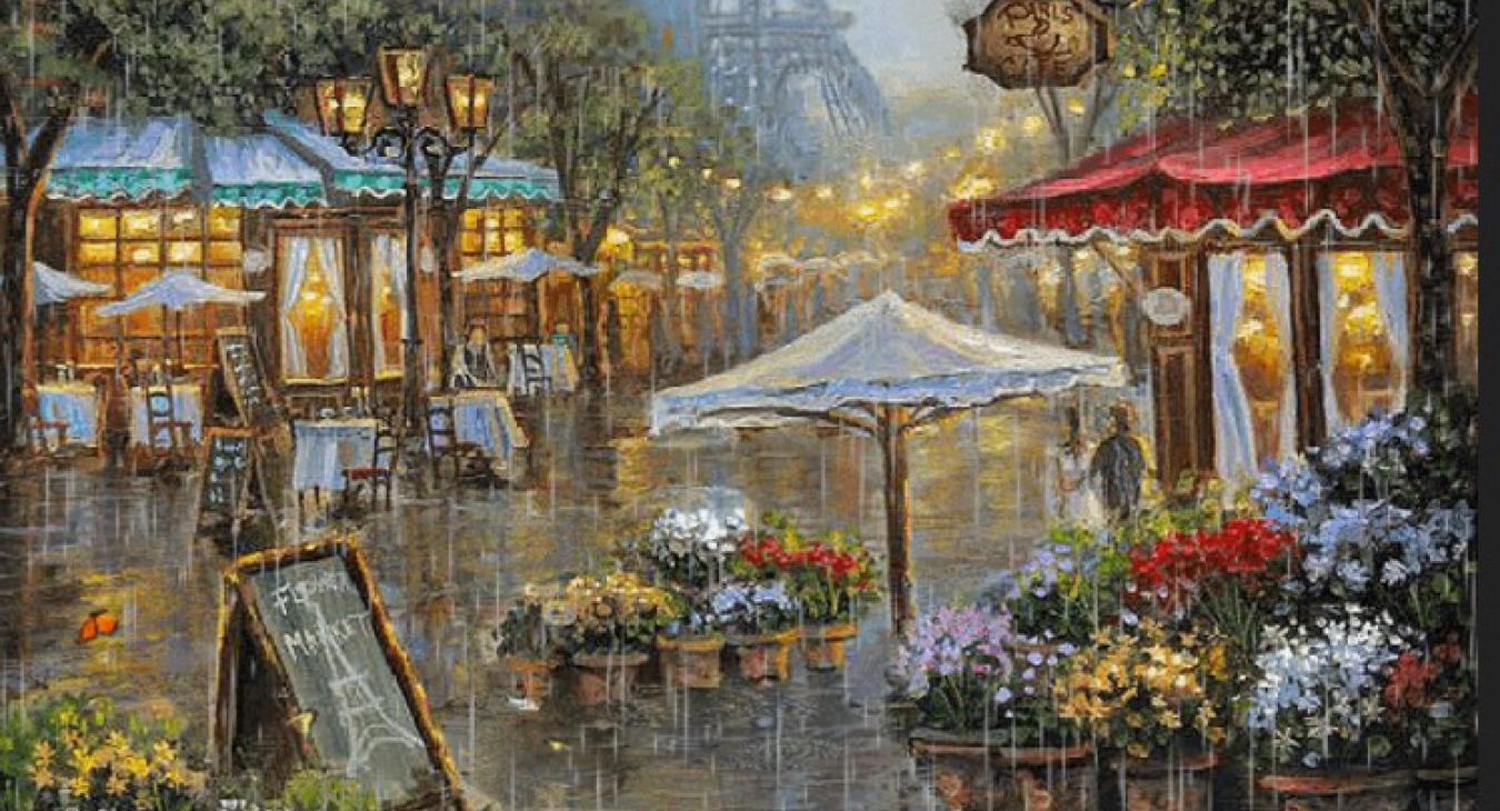  rain in Paris featured in All The Bridges We Cross