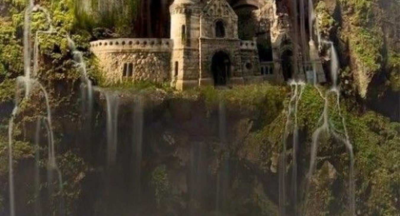 Waterfall castle in Poland ~ Most Unbelievable Places that really Exist